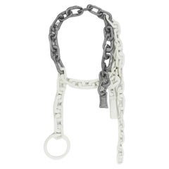 “Keyring in organized madness2", OOAK Contemporary chain Necklace by Dongyi Wu