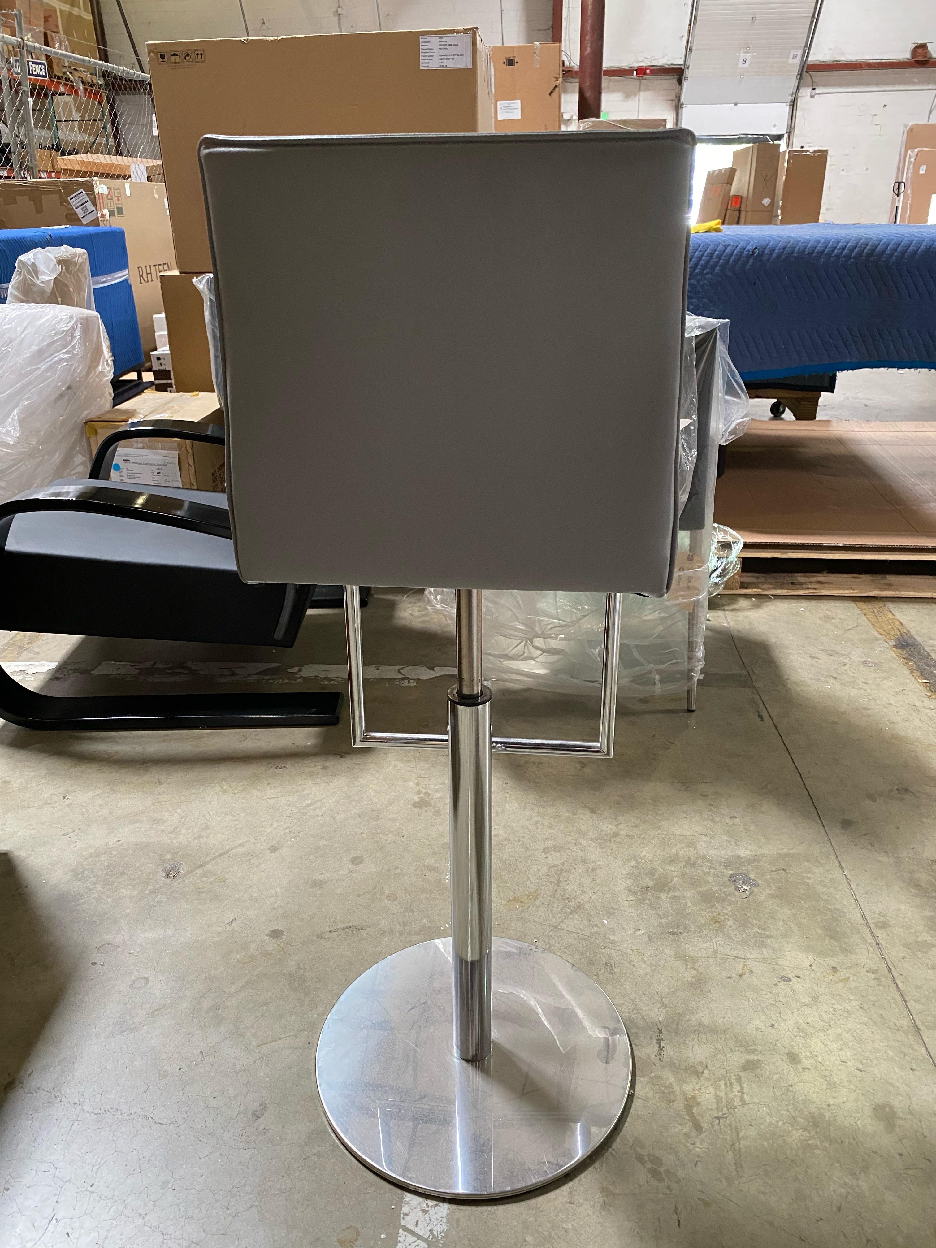 KFF Glooh Adjustable Swivel Stool in STOCK In Good Condition For Sale In New York, NY
