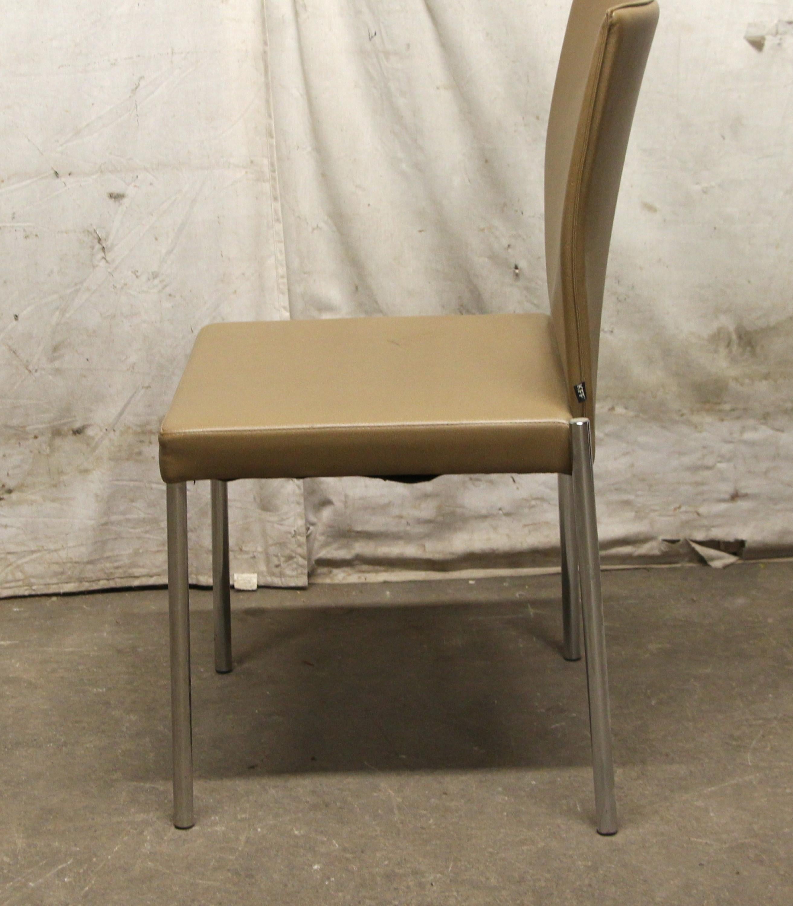 KFF Modern Armless Glooh Chair for Dining or Conference Area, Qty Available In Good Condition In New York, NY