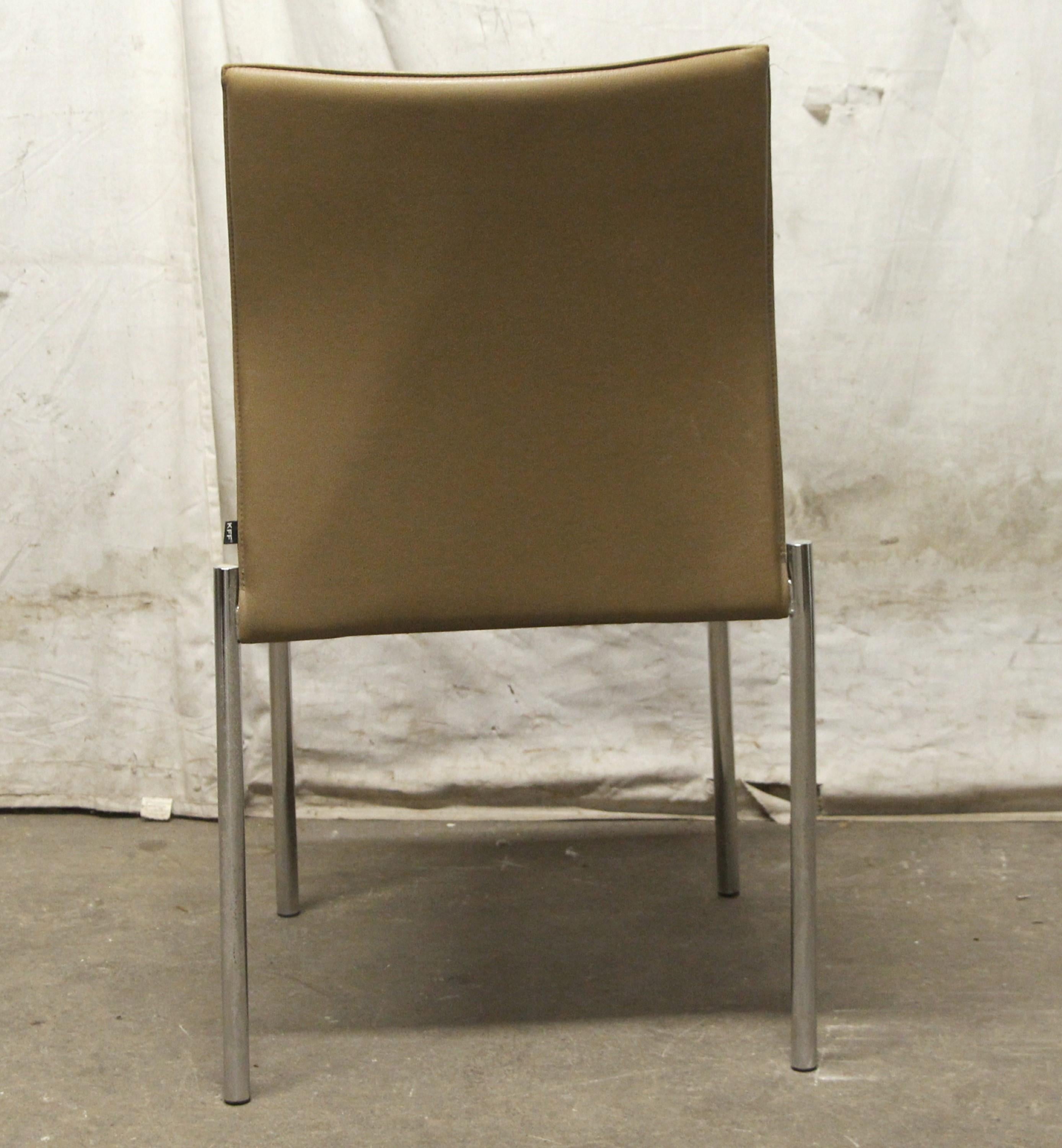 Metal KFF Modern Armless Glooh Chair for Dining or Conference Area, Qty Available