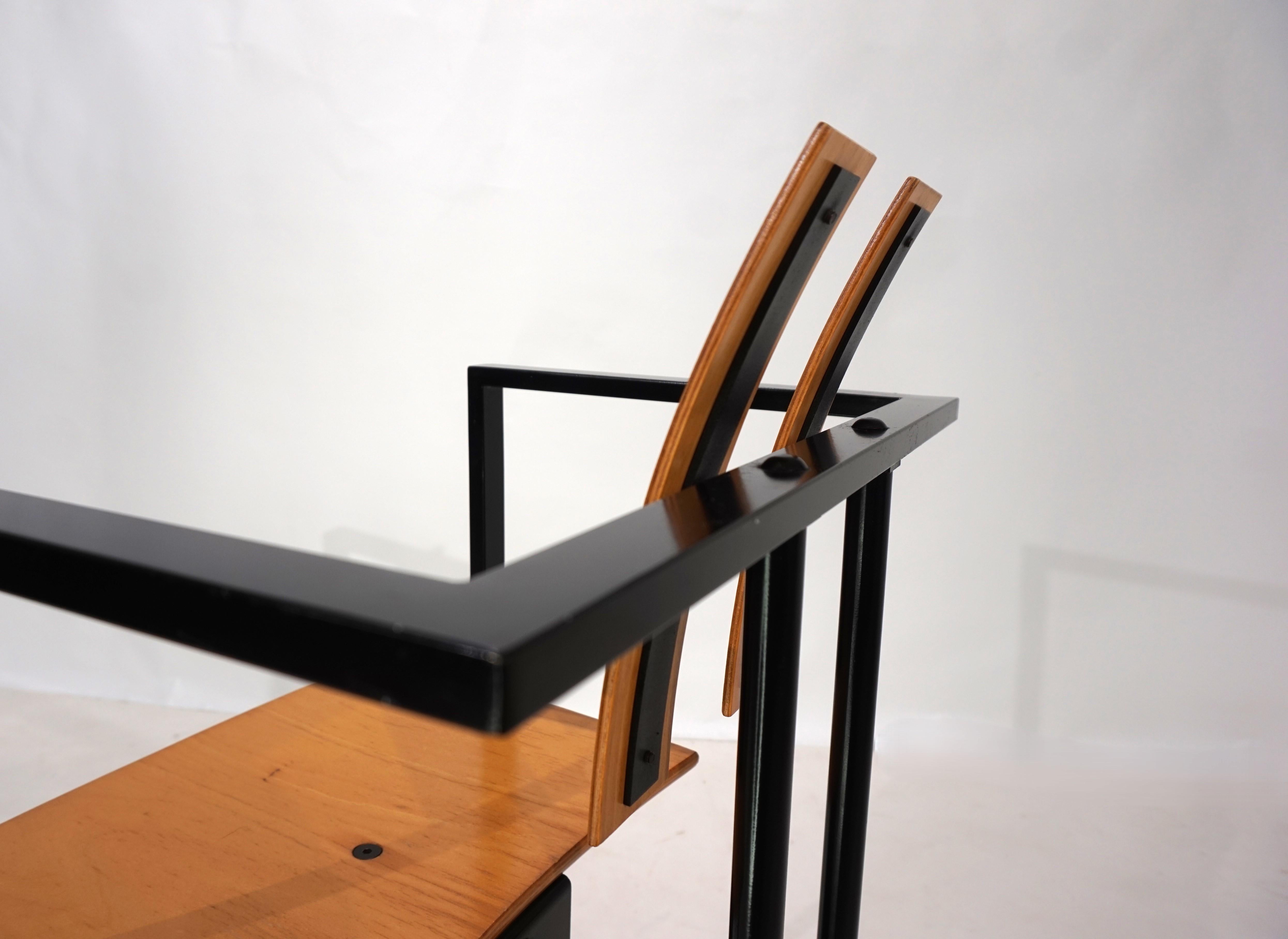Fin du 20e siècle Chaise KFF Trix Memphis de Karl Friedrich Förster, 1988 en vente