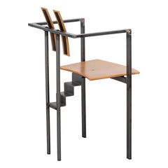 KFF Trix Memphis Chair by Karl Friedrich Förster, 1988 Sottsass Postmodern