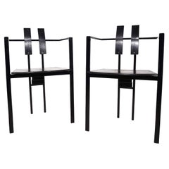 KFF Trix Memphis set of two dining chairs by Karl Friedrich Förster, 1988