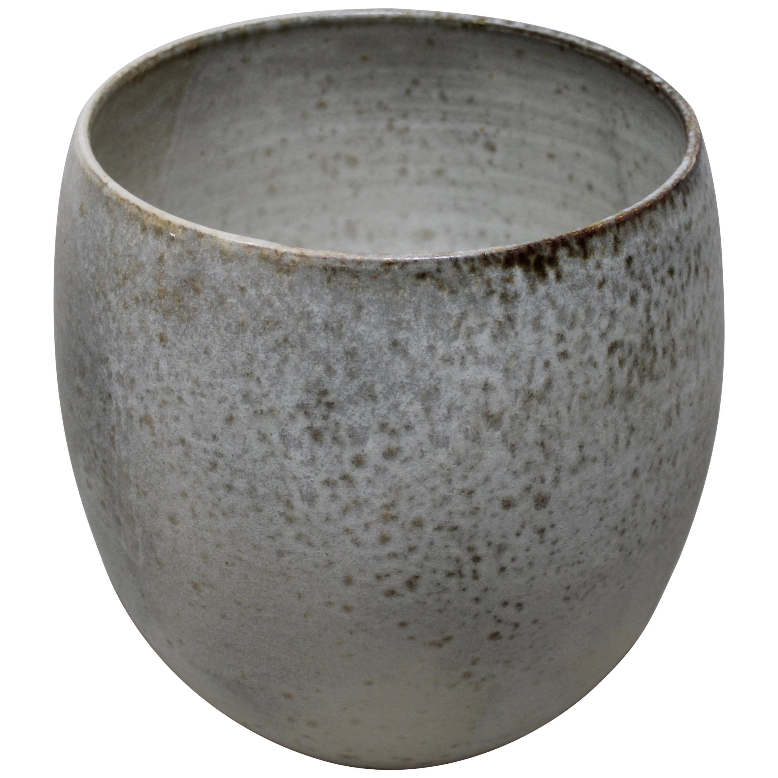 KH Würtz Curvaceous Bell Shaped Planter in Fawn Glaze