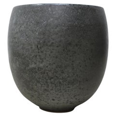 KH Würtz Medium Bonshō Bell Shaped Planter Granite Glaze