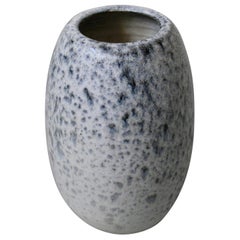 KH Würtz Ovoid Vase in Stone Blue Glaze