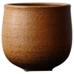 KH Würtz Small Planter in Orange Glaze