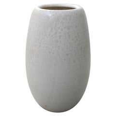 KH Würtz Tall Ovoid Vase in White Glaze