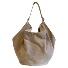 Khaite bag in sand-colored suede