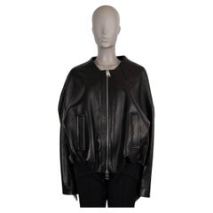 Giacca KHAITE in pelle nera 2025 HEWIT OVERSIZE BOMBER M