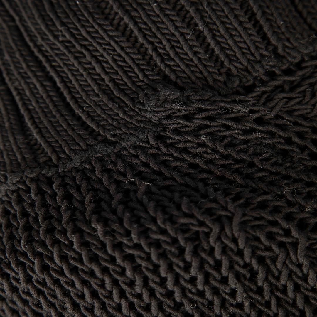 Pull en maille ouverte noire, taille S Bon état - En vente à London, GB
