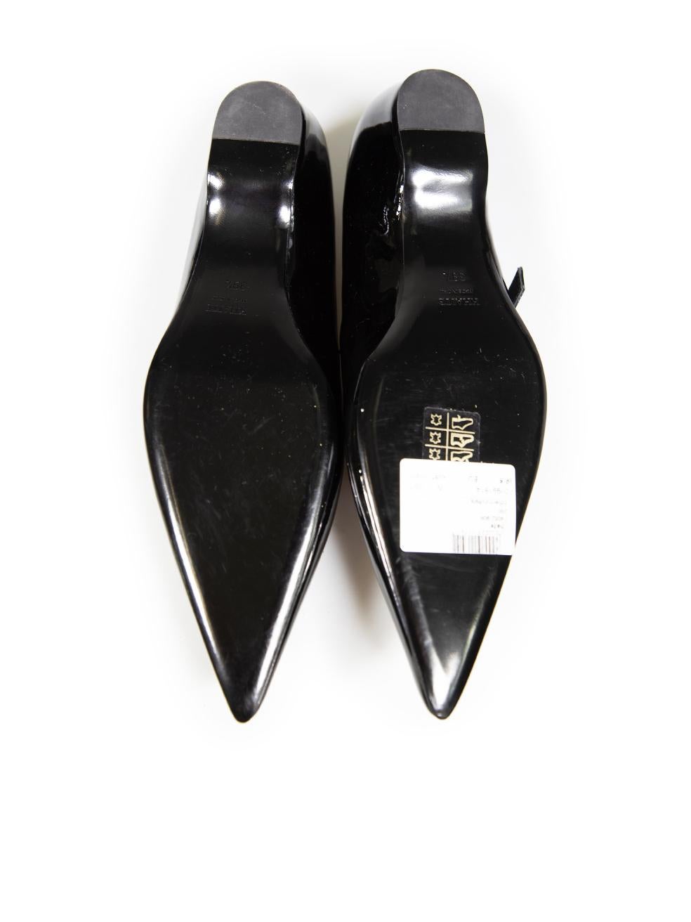 De las mujeres Tacones Khaite Negro Charol Sybil Mary Jane Talla IT 39.5 en venta
