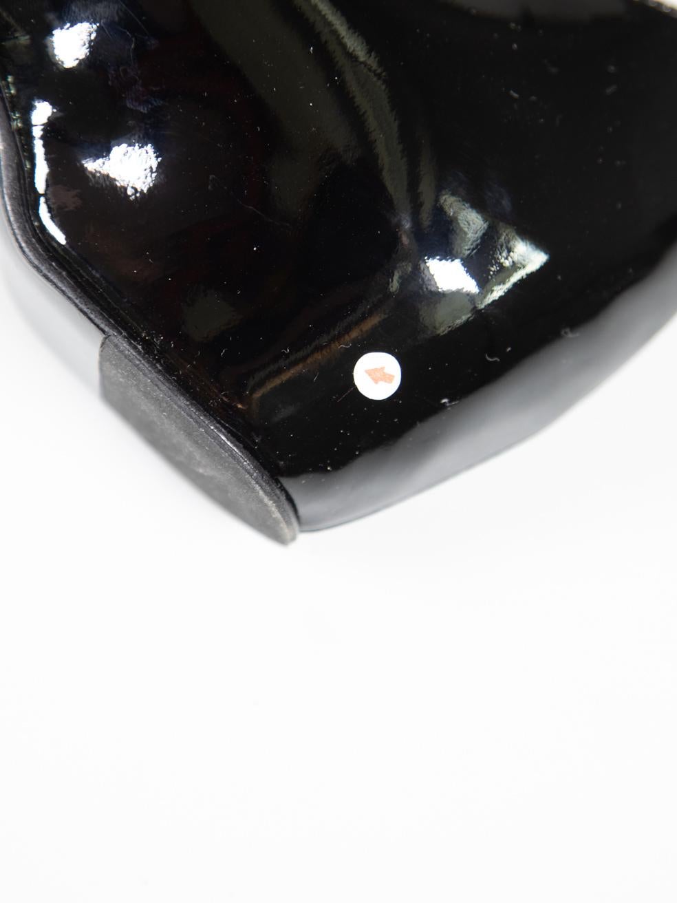 Tacones Khaite Negro Charol Sybil Mary Jane Talla IT 39.5 en venta 2