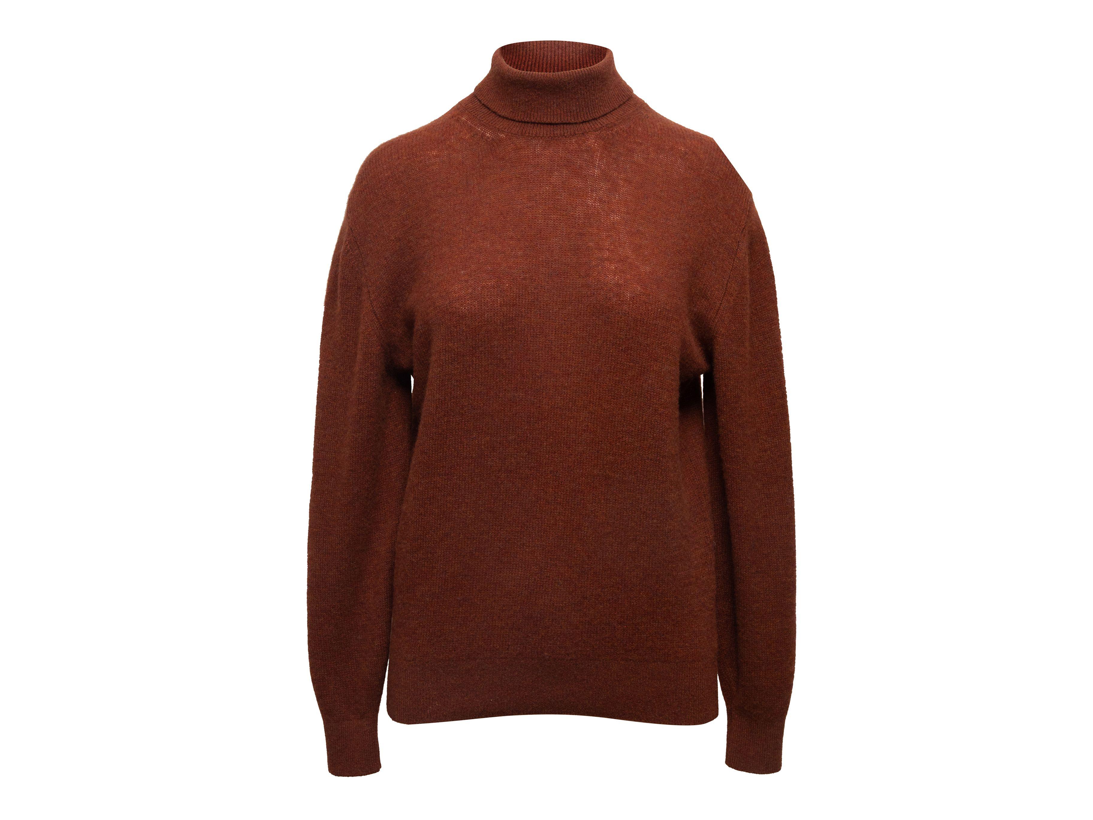burnt orange sweater vest