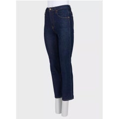 Khaite Dark Blue High-Waisted Jeans - Size S