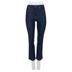 Khaite Dark Blue High-Waisted Jeans - Size S