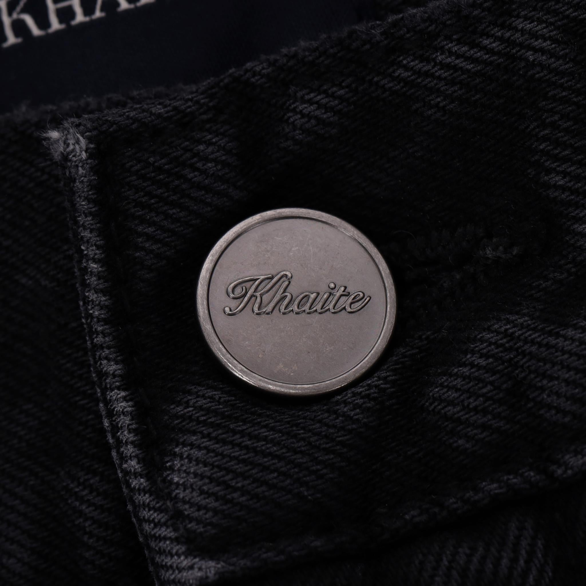 Donna Culottes a gamba larga in denim di Khaite in vendita