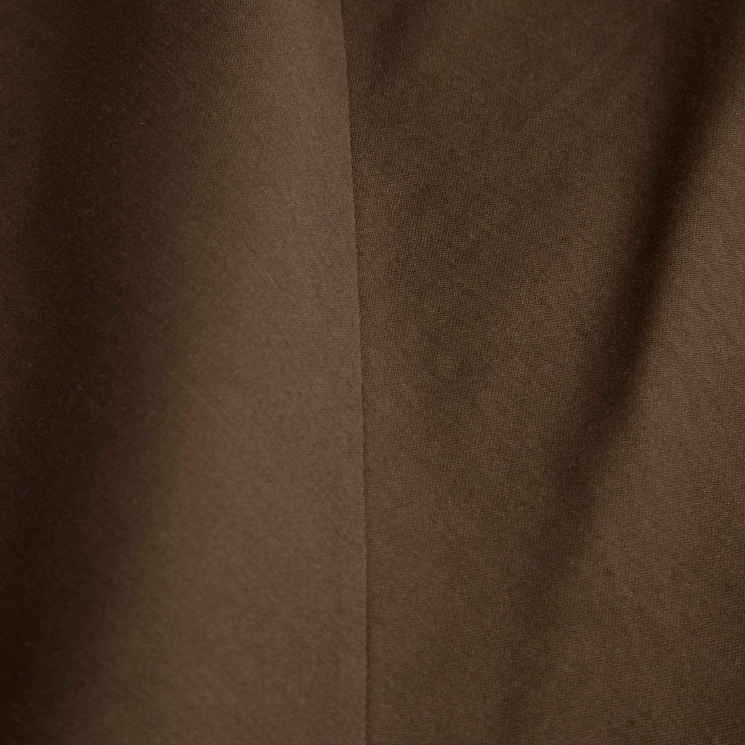 Khaite Khaki Wool Pleated Maxi Skirt Size S Negro en venta