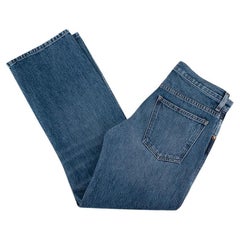 Khaite Mid-Wash Kerrie Straight Leg Denim Jeans 27/69