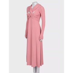 Khaite Pink Viscose Blend Back-Cut Dress - Size S