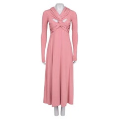 Khaite Pink Viscose Blend Back-Cut Dress - Size S