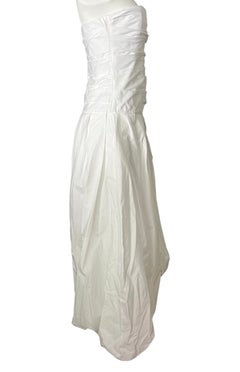 Khaite White Cotton Maxi Dress