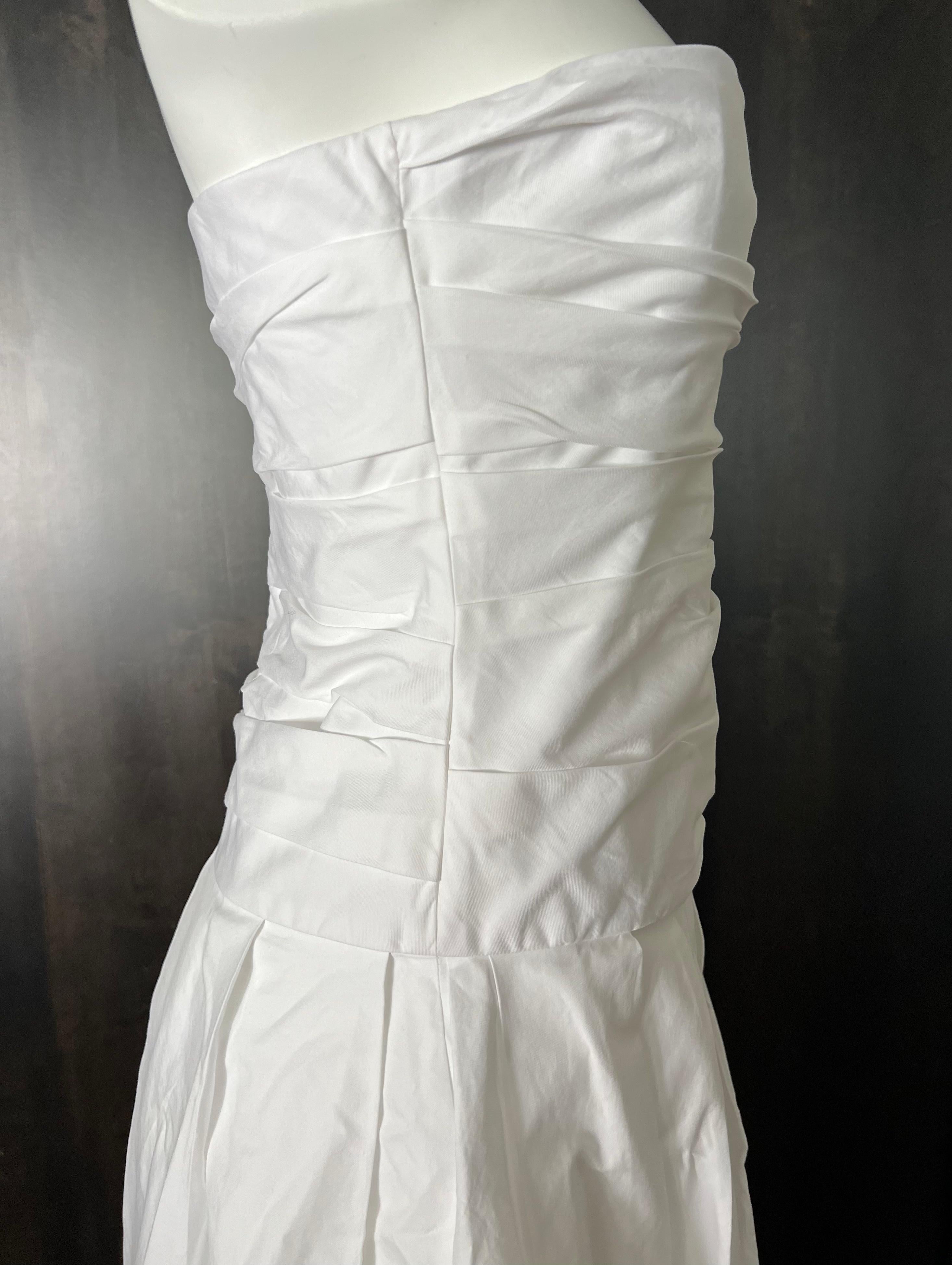 khaite white maxi dress