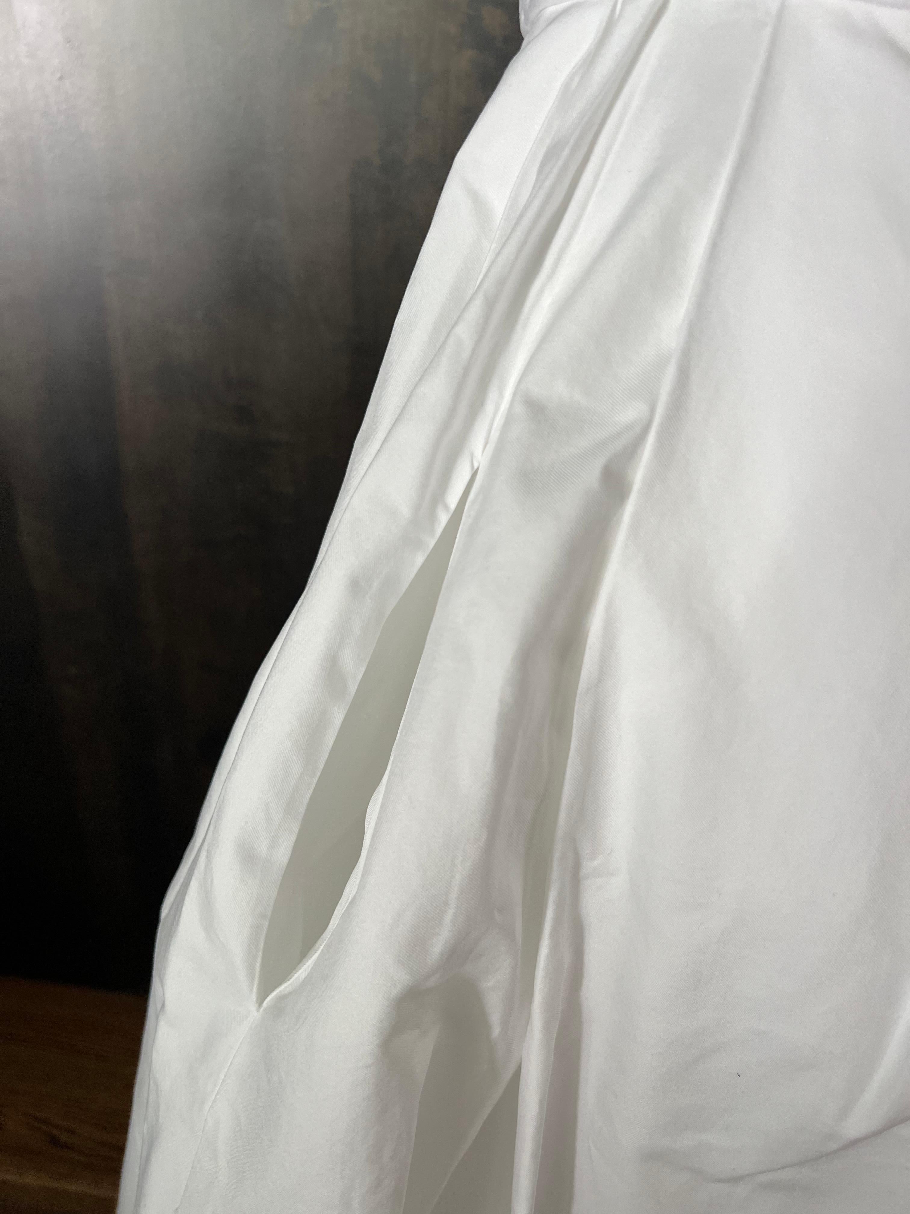 Women's Khaite White Cotton Maxi Dress For Sale