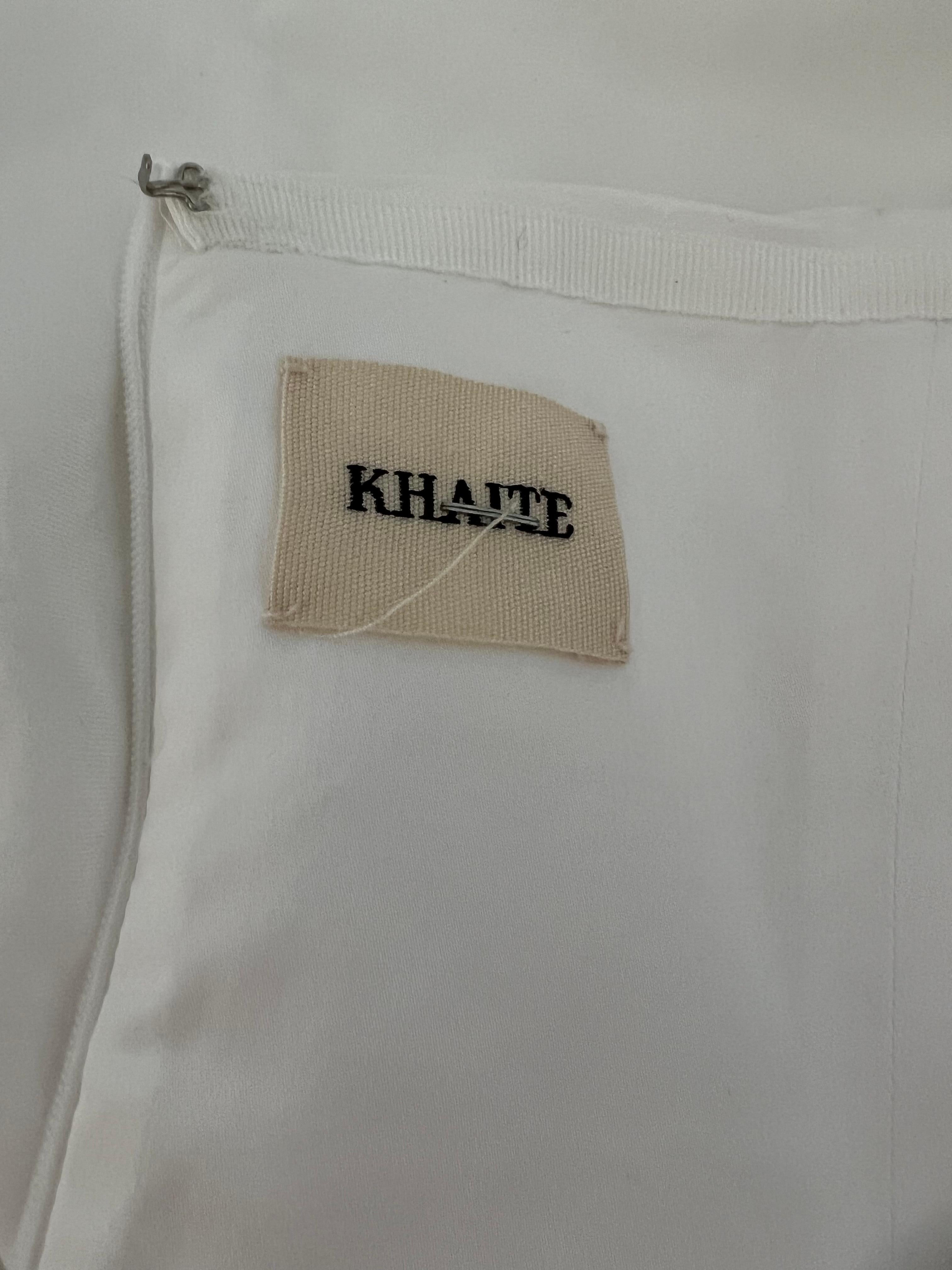 Khaite White Cotton Maxi Dress For Sale 1