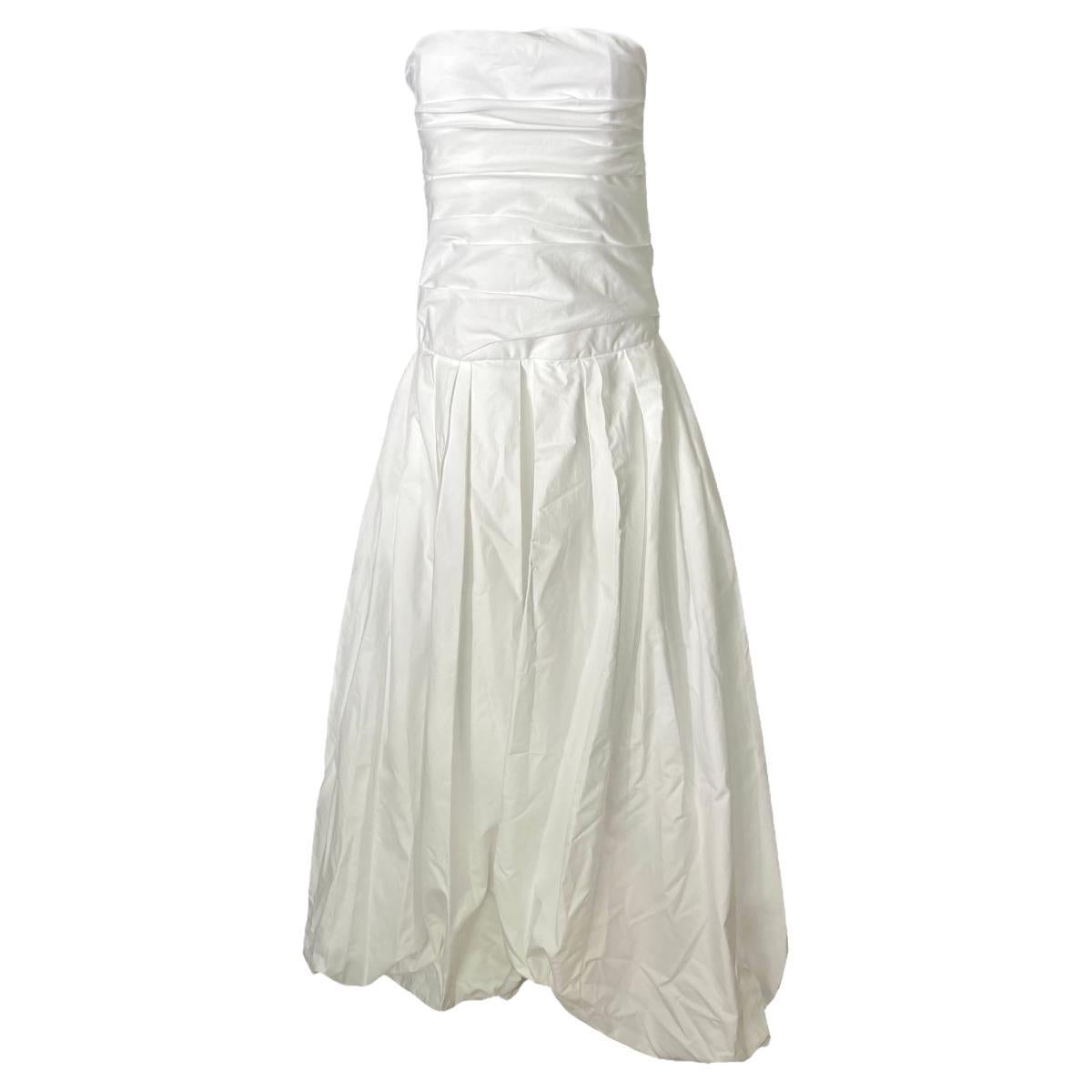 Khaite White Cotton Maxi Dress For Sale