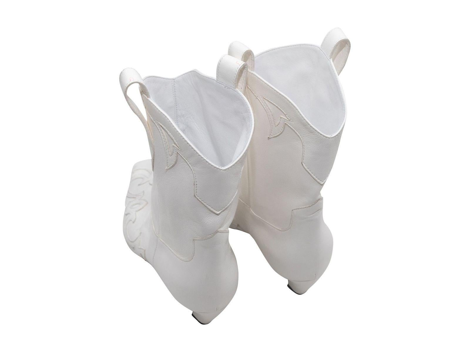 khaite white boots