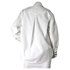 Khaite White Missa Cotton Oversized Button-Up Shirt