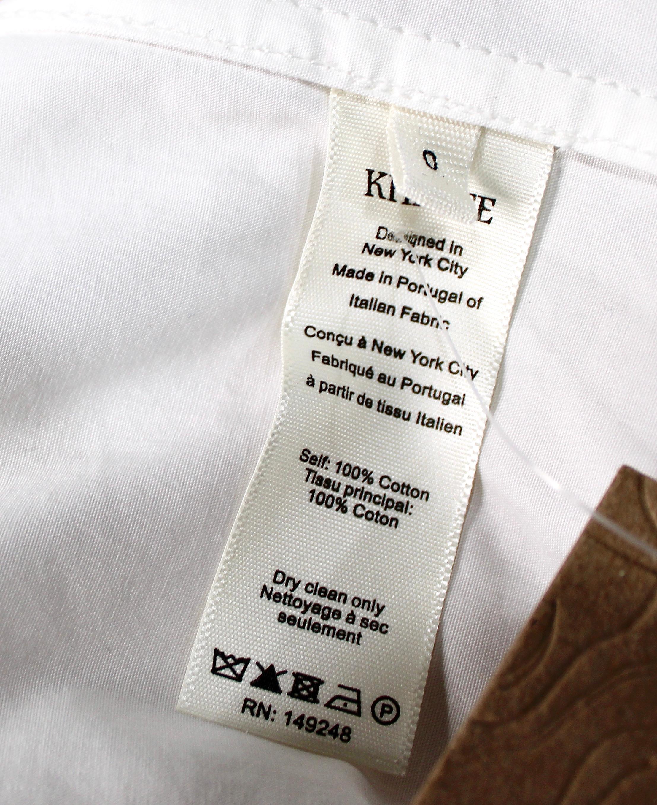 Khaite Camisa blanca con botones sobredimensionada de algodón Missa en venta 3