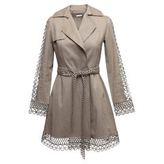 Elie Tahari Taglia Trench Khaki US XS/S