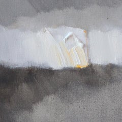 Abstract Oil Painting 'Forbidden', Framed, 13.5x13.5, Circa 2010