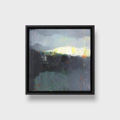 Pintura al óleo abstracta, "Espejismo 2"