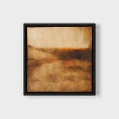 Pintura al óleo abstracta, "Momento del pasado 2"