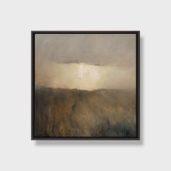 "Stormy Weather 2", Abstract Oil Painting on Canvas, Framed, 2010s