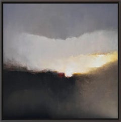 Peinture à l'huile abstraite, « Sunrise ».
