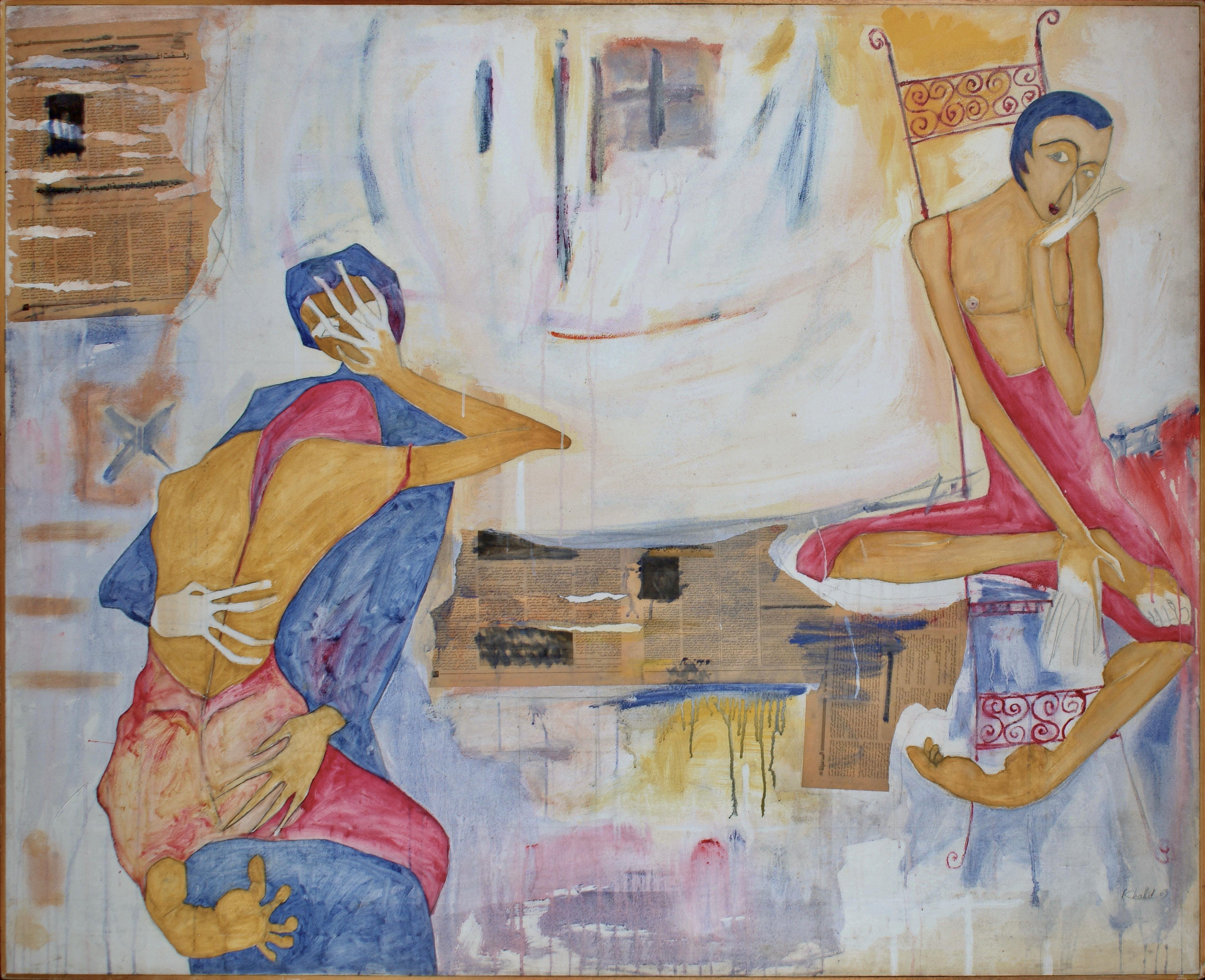 Senza Titolo - Pittura figurativa contemporanea colorata