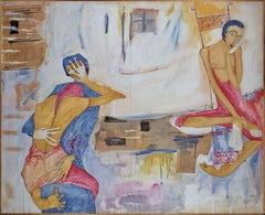 Senza Titolo - Pittura figurativa contemporanea colorata