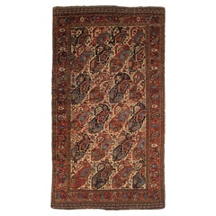 Antique Khamseh mother and child rug