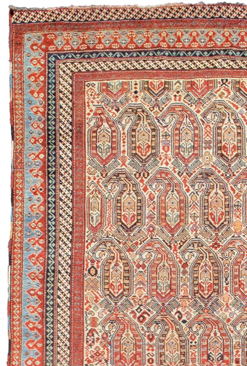 Khamseh-Teppich. Maße: 3'10