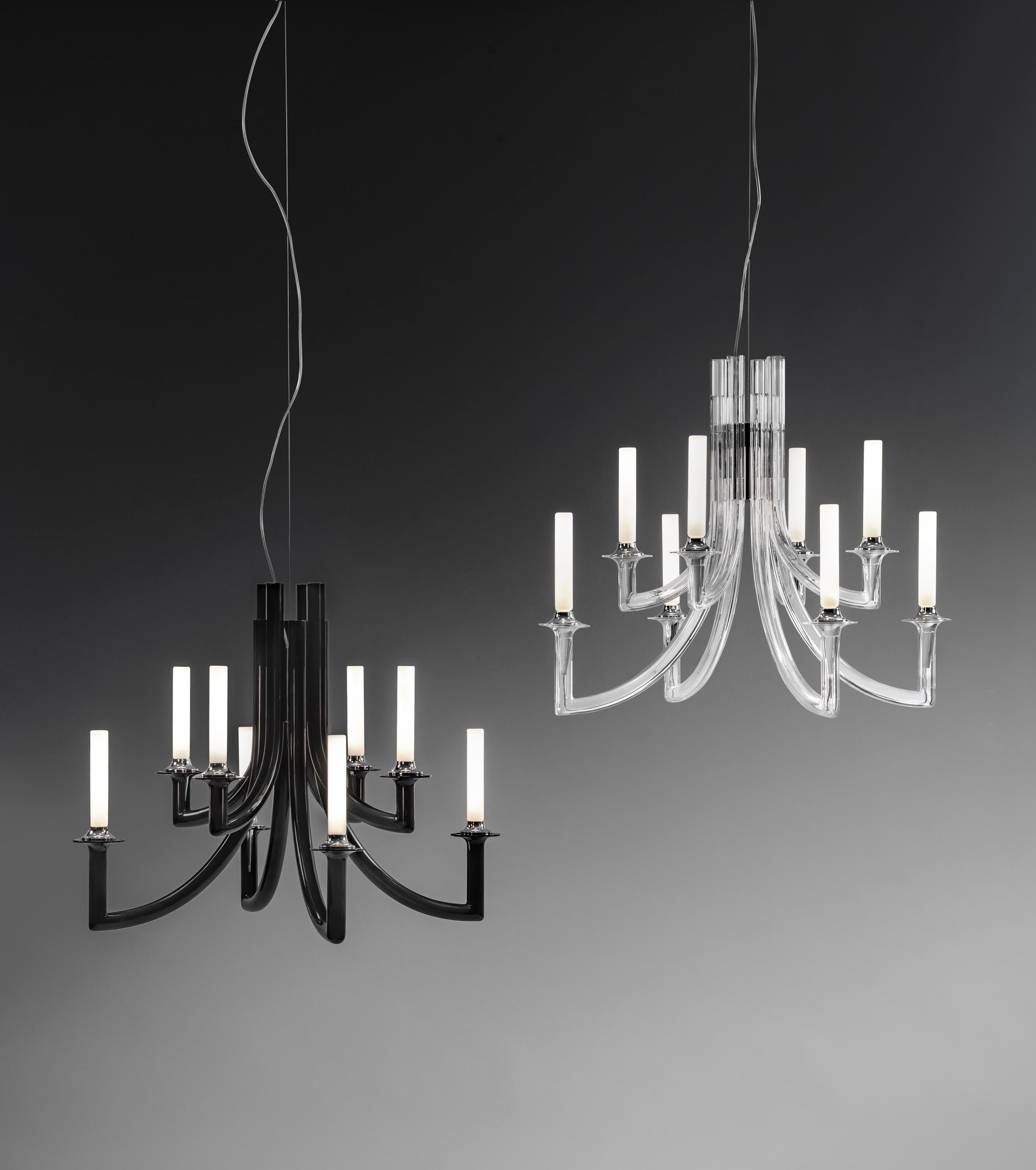 Khan Suspension Lamp in Black by Philippe Starck For Sale 3