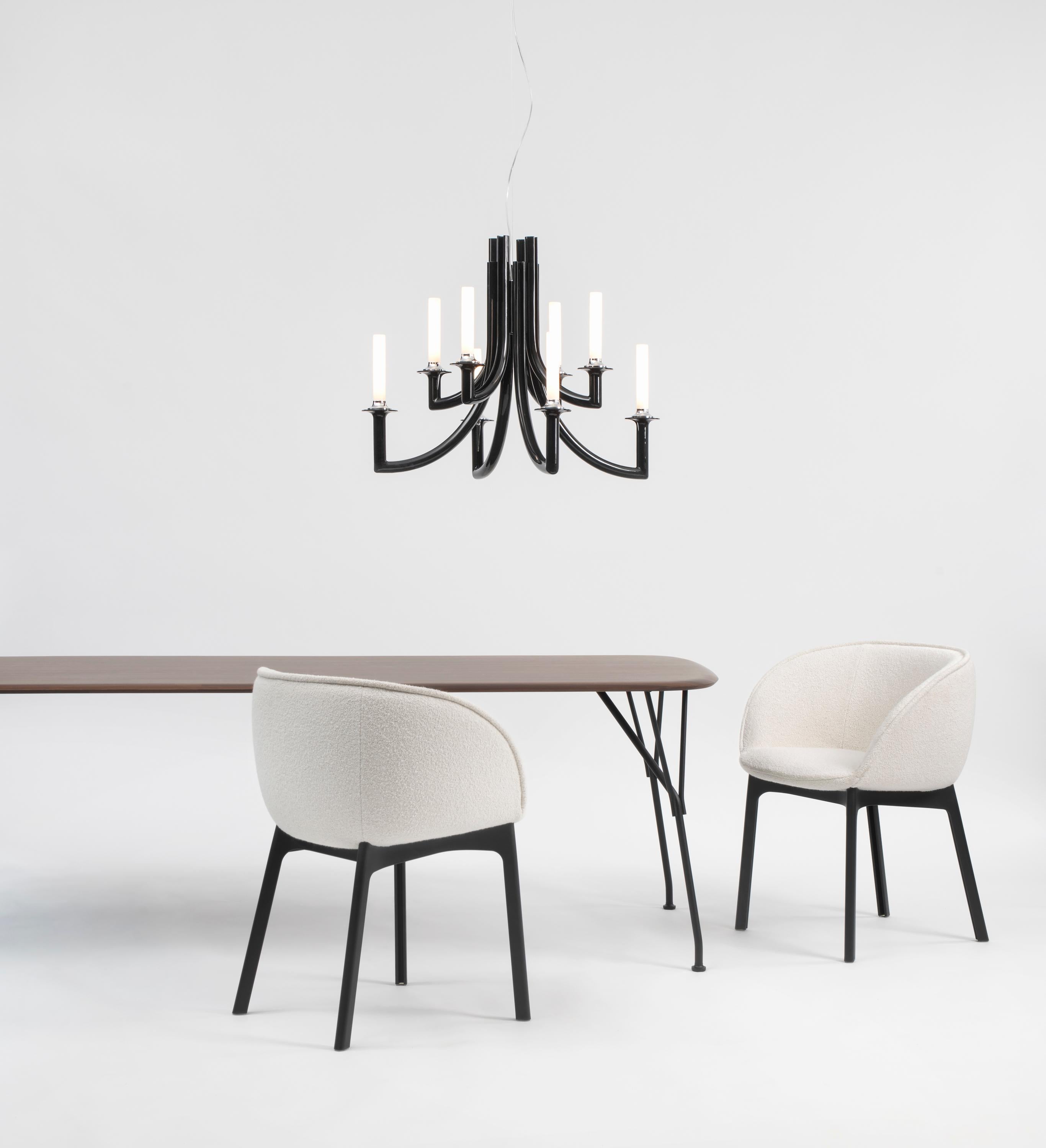 Khan Suspension Lamp in Black by Philippe Starck For Sale 5