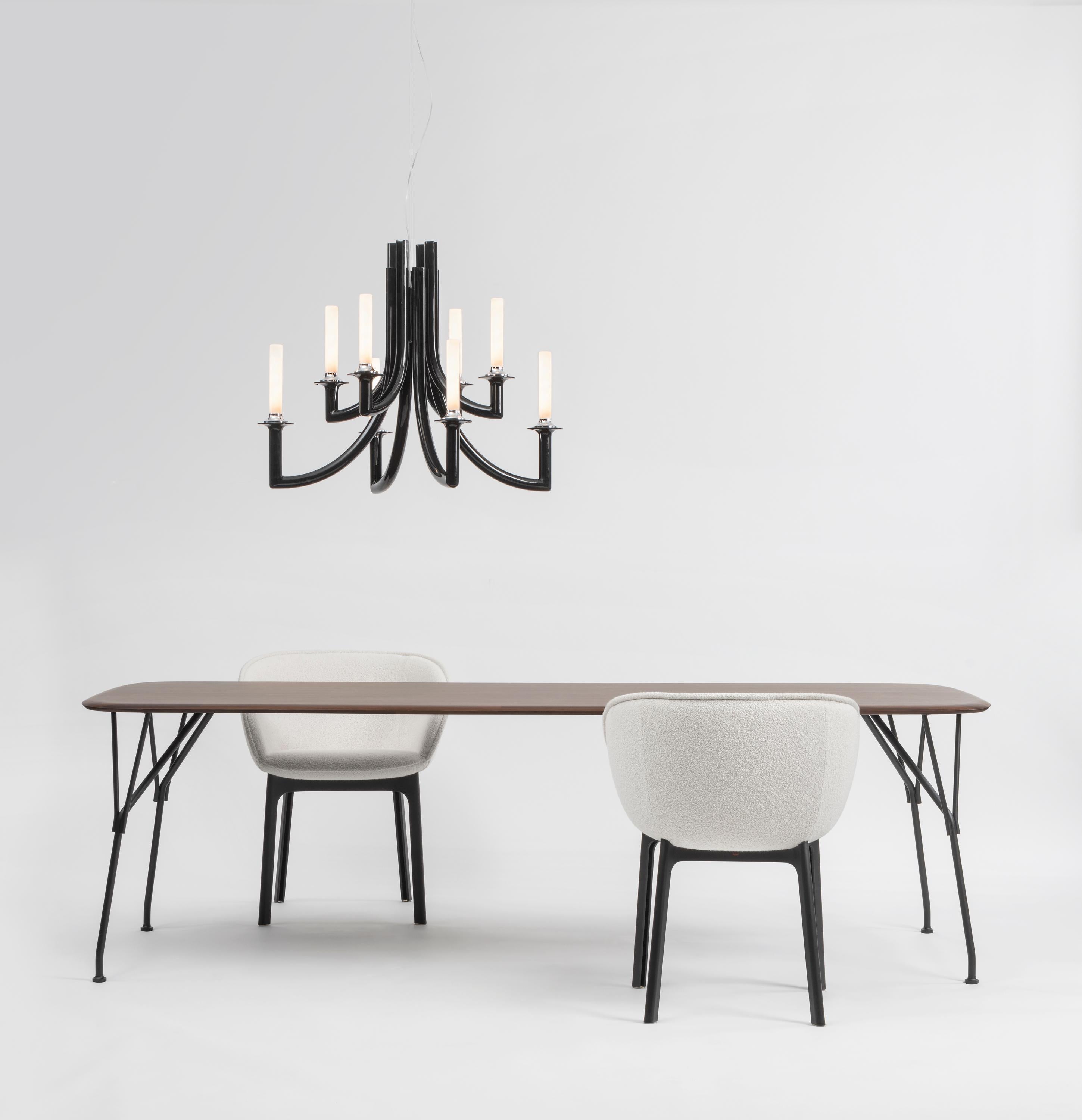 Lampada a sospensione Khan in nero di Philippe Starck in vendita 7