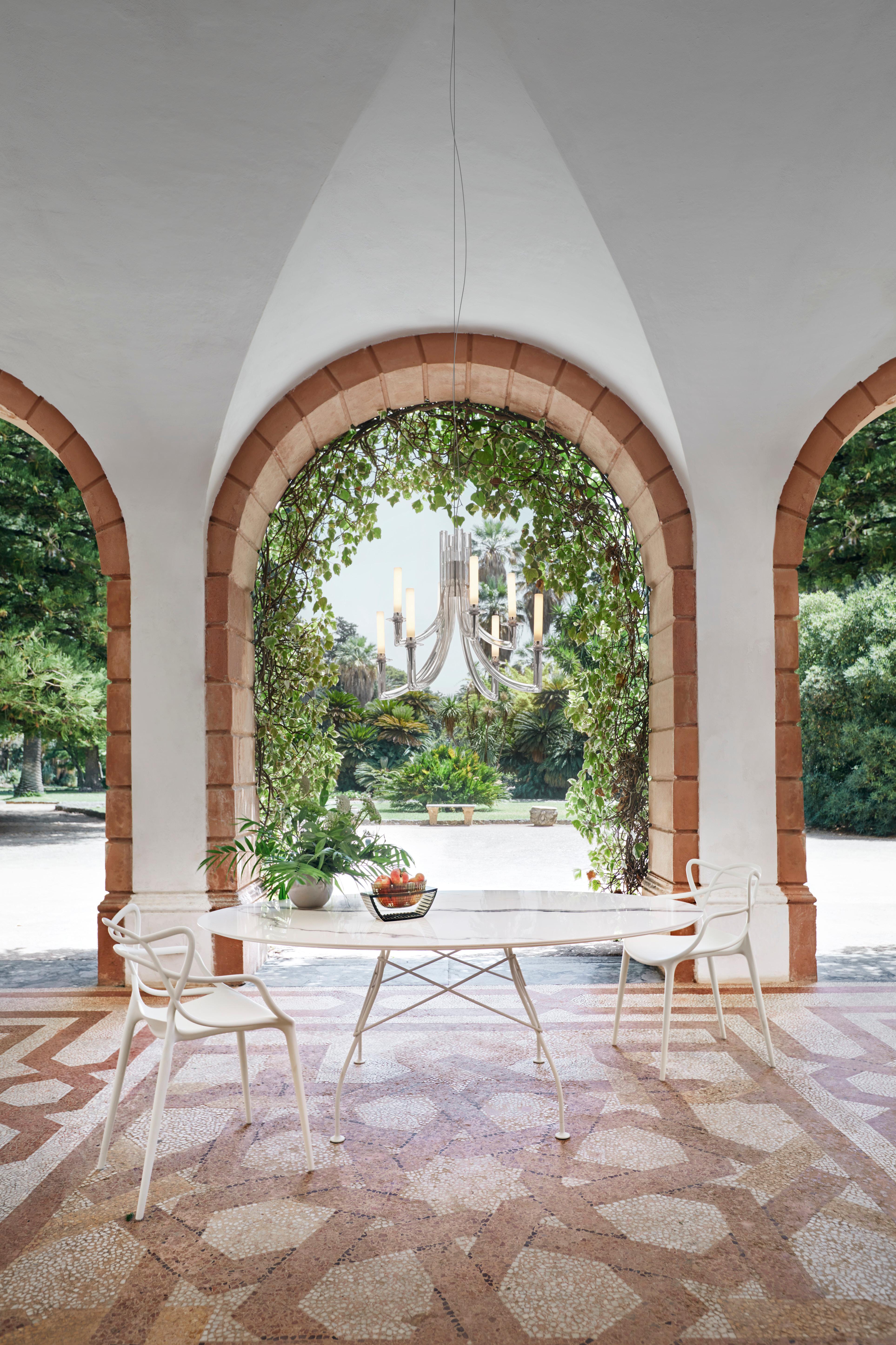 Italiano Lampada a sospensione Khan in cristallo di Philippe Starck in vendita