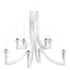 Lampe à suspension Khan en cristal de Philippe Starck