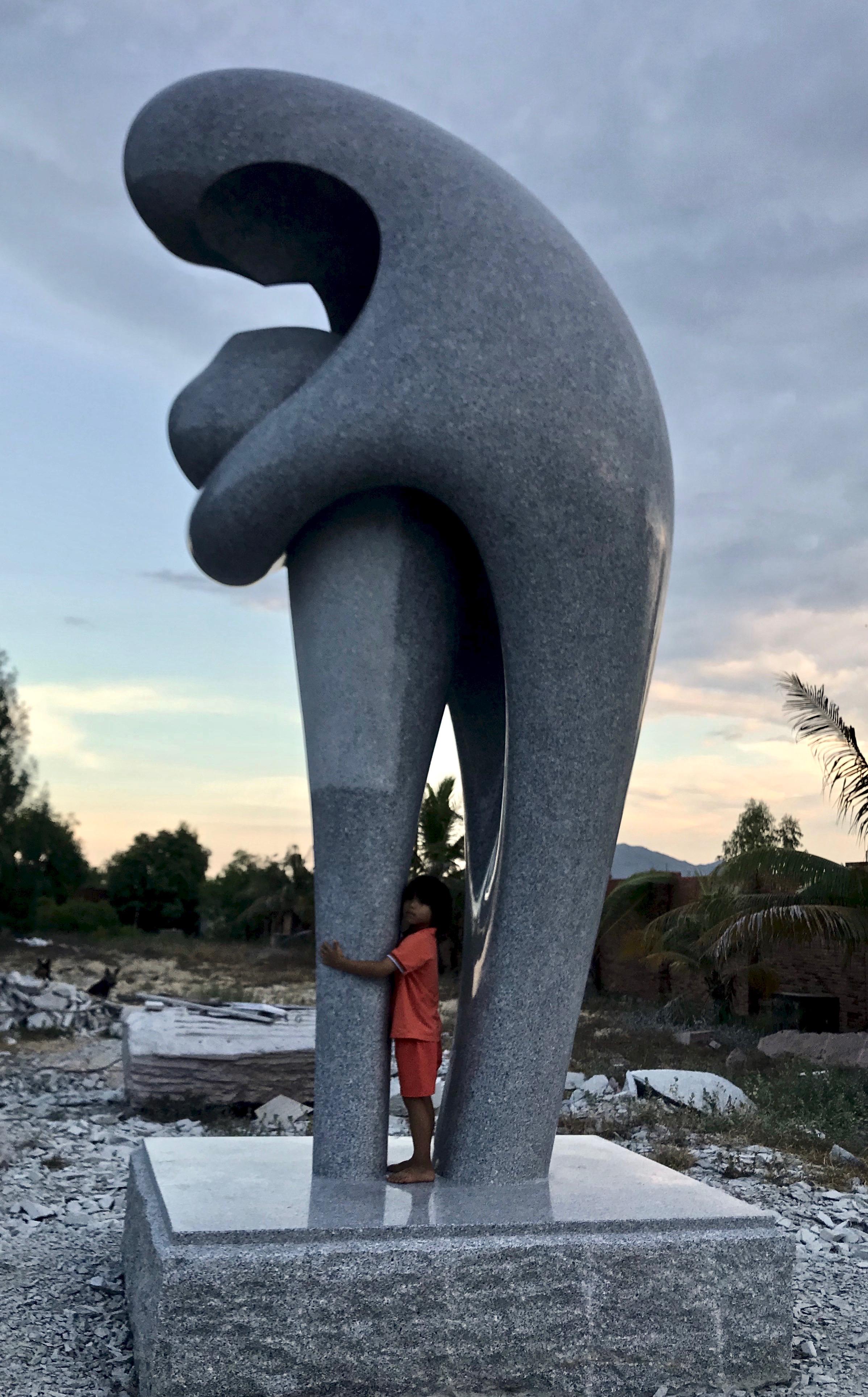 A Soul Consoled, Khang Pham-New, monumental, granite sculpture, mother and child

Additional time will be added for works on this scale. Contact us or 1st Dibs to arrange for shipping details and logistics. 