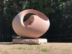 Naissance, monumental abstract granite sculpture by Khang Pham-New